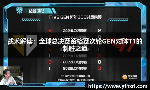 战术解读：全球总决赛资格赛次轮GEN对阵T1的制胜之道